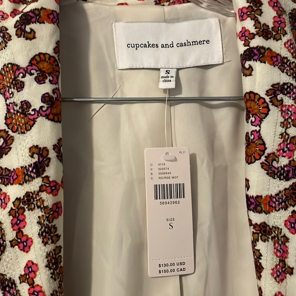 Cupcake & Cashmere Blazer with Belt - NWT - Picture 5 of 6